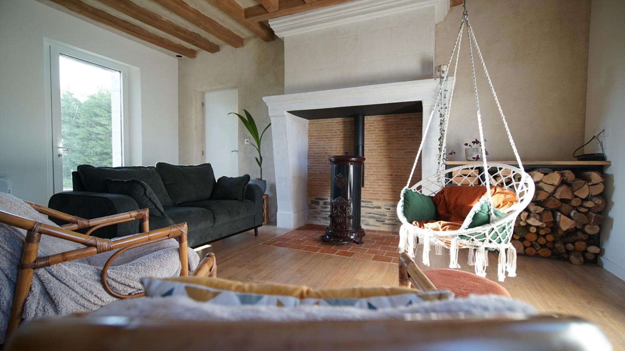 Appartement La Longere à La Menitré Extérieur photo