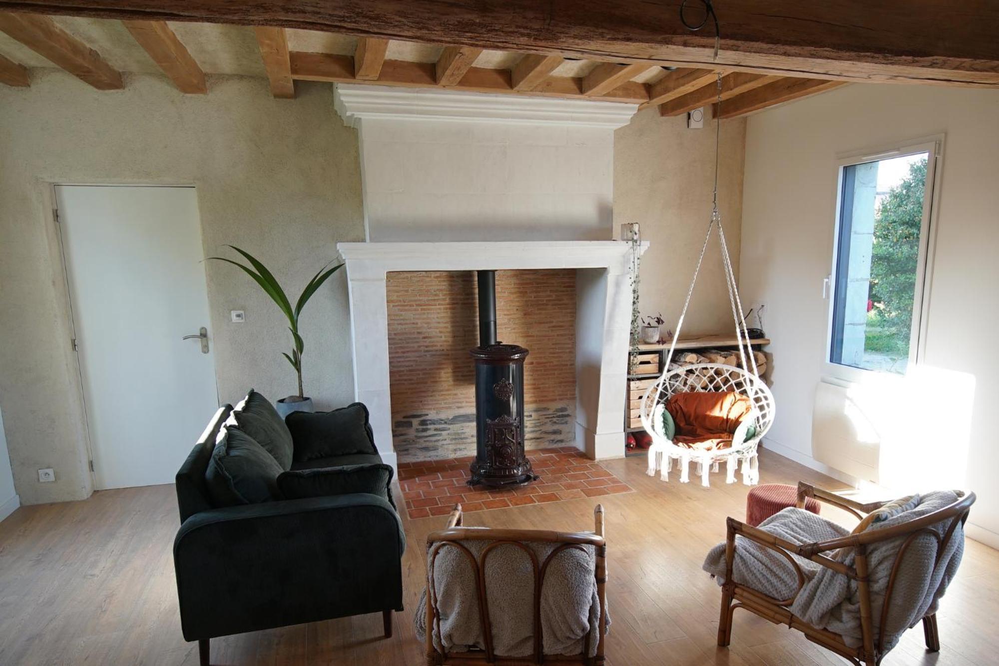 Appartement La Longere à La Menitré Extérieur photo